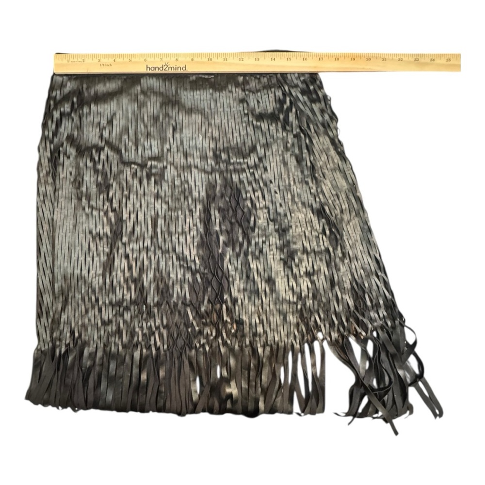 Nordstrom Trouvé midi length fringe skirt Large - Picture 6 of 11